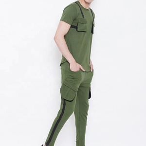 EVERGLOW — survêtement pour hommes, avec poches, vert Olive, solide, nouveau Style - Product Image 1