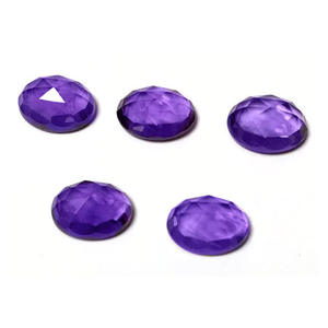 Trending 3X5 MM Loose Faceted Purple Oval Amethyst Gemstone Natural Birthstone para febrero para joyería - Product Image 5