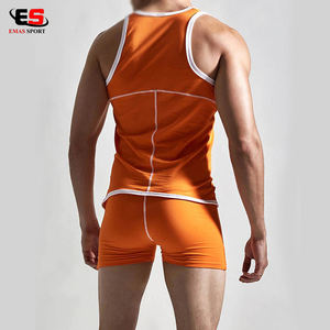 ชุดกีฬาขายส่งคุณภาพดีที่สุด ชุดมวยปล้ำแบบชิ้นเดียว พร้อมโลโก้สั่งทำ โพลีเอสเตอร์ 100% สีสั่งทำได้ คุณภาพสูง - Product Image 2