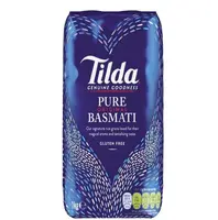 Tilda Pure Original Basmati Rice - Free Saffron 0.5 Gam Nhựa 10Kg 25Kg Basmati Gạo Túi Với Tùy Chỉnh In Ấn