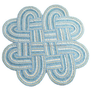 Creative Design <b>Rounded</b> <b>Placemat</b> With Beads Design for Home Decor Tableware Dinning Table Party and Wedding Design Pads - Product Image 6