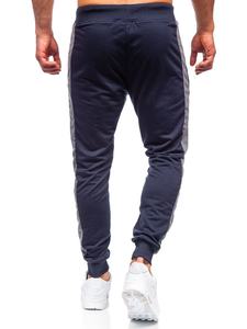 Men's Lightweight Multi-Panel Striped Joggers Drawstring Sports Sweat Pants with Comfortable Fit - Product Image 4