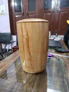 Caja brillante de madera para mascotas, urna con pata de Mascota, suministros funerarios - Product Image 6