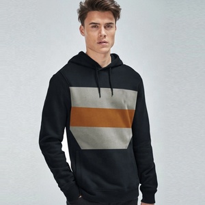 Sweat à capuche personnalisé pour homme avec logo et design, en polyester/coton, vêtements de sport d'hiver, patchwork, couleur contrastée, marque PIHA SPORTS - Product Image 3
