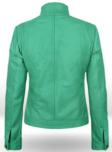 Veste en cuir de vache brossé pour femme, blouson décontracté à fermeture éclair, à la mode, 2020 — 2021 - Product Image 4