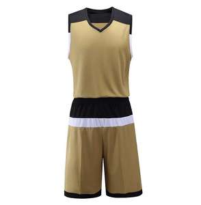 เสื้อบาสเก็ตบอลดีไซน์มืออาชีพ แห้งเร็ว ป้องกันแบคทีเรีย ระบายอากาศได้ดี มาใหม่ ผ้าฝ้าย 100% มาตรฐาน BSCI ชุดกีฬา ไซส์ใหญ่ - Product Image 6