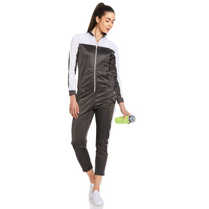 Pantalones de Joggers para mujer, chándal informal con cremallera y manga larga, logo personalizado impreso - Product Image 5