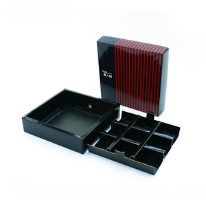 Divisor personalizado de cajas de papel de regalo de 9 tazas para chocolates para galletas, chicle, patatas fritas con laminado mate en relieve - Product Image 1