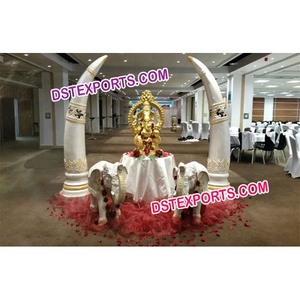การตกแต่งงานแต่งงานของชาวอินเดียธีมทางเข้างานแต่งงานของฮินดูการตกแต่งพระพิฆเนศสำหรับทางเข้างานแต่งงานการตกแต่งพระพิฆเนศสหรัฐอเมริกา - Product Image 1