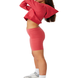 Top corto bordado para mujer OEM, top corto al por mayor con diseño personalizado - Product Image 3