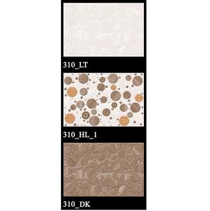 Azulejo de pared de cerámica esmaltada de color marrón impermeable 300x450mm - Product Image 3