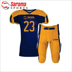 Uniforme de fútbol americano juvenil Diseño personalizado Jersey Sudaderas con capucha Uniformes de fútbol 7v7 Bolsa de lona, - Product Image 2