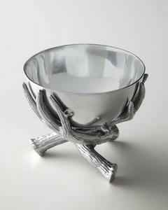 Luxury Designer Metal Round Chip and Dip <b>Serving</b> <b>Bowl</b> with Decor Stand Wedding Home Decor Fruit <b>Salad</b> <b>Serving</b> <b>Bowl</b> - Product Image 3