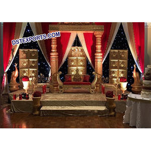 Porte traditionnelle scène de mariage asiatique sri lankais décorations de scène de mariage Royal anglais décoration de scène de mariage australie vente - Product Image 1