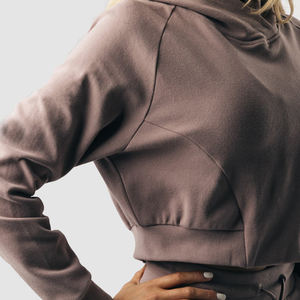 Sudadera con capucha para mujer de alta calidad, pulóver, Tops, cultivo Sexy, tejido con capucha, estampado, talla XS, diseño con Forro corto, deporte Popular - Product Image 3