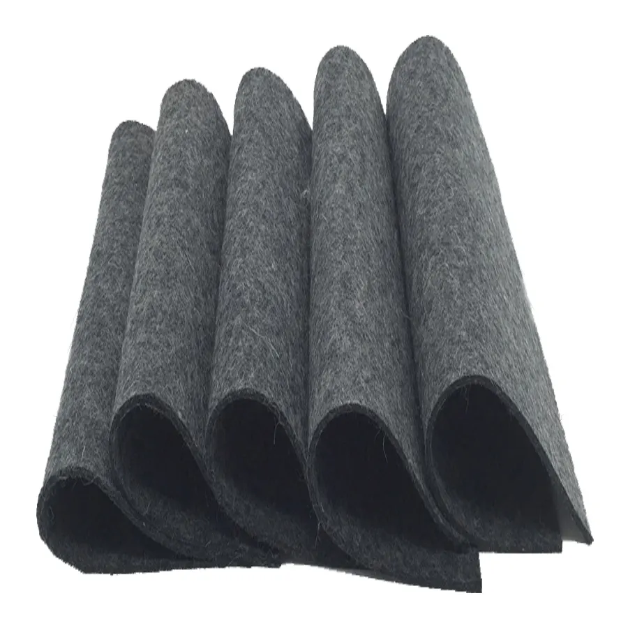 GRS recycled polyester pet felt made from recycling plastic bottles