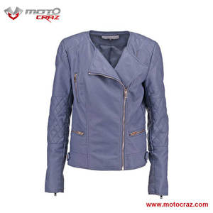 Por encargo transpirable a prueba de viento de cuero de las mujeres Brando Rider chaqueta temporada de invierno prendas de moto - Product Image 5