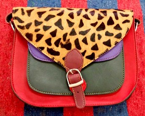 En gros dame sac à main en cuir sacs de fourrure en gros sacs en cuir inde en gros BG-2633 - Product Image 1