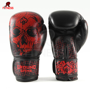 Guantes de Boxeo Personalizados con Logotipo, de PVC Negro, con Cierre de Velcro, Antideslizantes, para Entrenamiento, 8oz/10oz/12oz/14oz/16oz - Product Image 6