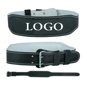 Ceinture de contouring pour la musculation, accessoire 4 pouces en cuir pleine fleur, Double soutien du dos, parfait pour la gymnastique et l'entraînement de musculation - Product Image 1