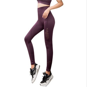 Pantalons de yoga de haute qualité, leggings, avec Logo et tissu personnalisés, vente en gros, nouvelle collection 2020 - Product Image 1
