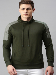 เสื้อฮู้ดผู้ชายลายเสือดาวผ้าสแปนเด็กซ์/คอตตอน แขนยาวหลากสี สไตล์เท่ห์ รับสกรีนโลโก้ - Product Image 4