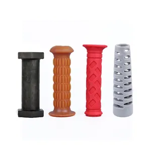 Custom Rubber Handlebar Grips Motorcycle /Atv / Bicycle Soft Neoprene Silicone Hand Grip