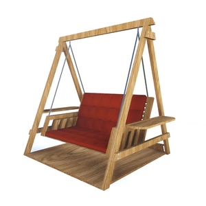 ที่กำหนดเองสวนกรอบศาลาหลังคา Pergola เฟอร์นิเจอร์กลางแจ้งศาลาเหล็ก Aab-606a และไม้ประกอบง่ายเหล็กไม้ - Product Image 1