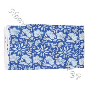 Floral Print 100% Cotton Quilting Fabric Light Weight Sewing <b>Scarves</b> & Decorative Curtains Hand Block Print Running For Boys Toy - Product Image 6