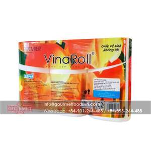 VinaRoll Core Toilet <b>Paper</b> 3 Layers Soft Comfortable Mix Wood Pulp Home Use 10 <b>Rolls</b>/Pack Export From Vietnam Wholesale - Product Image 2
