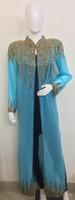 Kurta élégante et modeste en georgette extensible dans quatre directions pour femme, grande taille, style américain de luxe, idéale pour les soirées en boîte de nuit et les cocktails