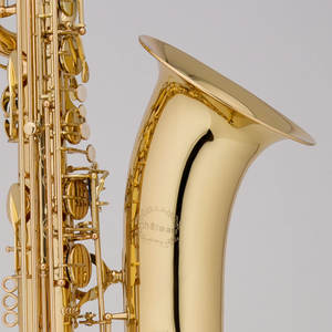 Col haut incurvé de qualité supérieure F #   Saxophone baryton avec étui en ABS - Product Image 2