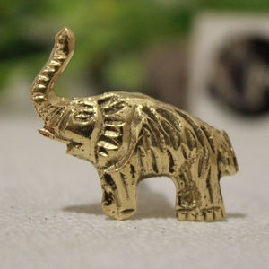 Bouton de panneau en laiton pur de conception de forme d'éléphant dans le dernier style - Product Image 1