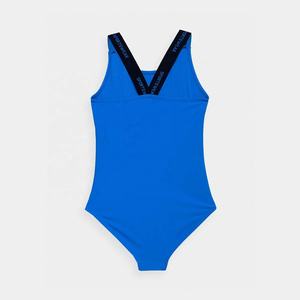 Traje de Baño de Una Pieza para Mujer 2026, Estampado Floral Personalizado, Control de Abdomen, Efecto Reductor, con Volantes y Perlas, Spandex/Poliéster - Product Image 2