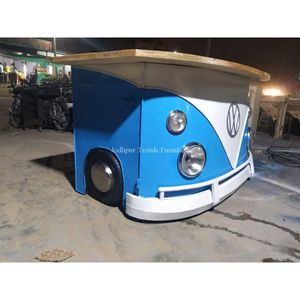 Mostrador de barra de cuerpo de camión de muebles de hotel industrial de diseño moderno para sala de estar de hospitalidad - Product Image 1