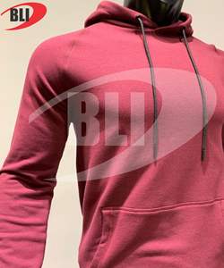 Prix de gros 2025, services OEM, sweats à capuche en molleton uni teint en coton/polyester, vêtements de mode urbaine de haute qualité - Product Image 2