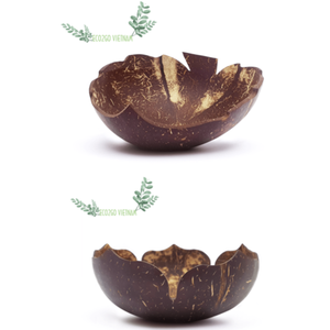 Venta al por mayor en Vietnam Coconut Shell Bowl Spoon Set/ Coconut Shell Bowl para vela hecha de alta calidad en Vietnam - Product Image 1