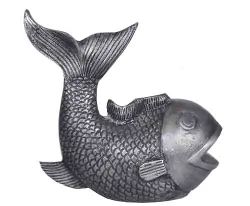 Ballena decorativa de Metal, artículo decorativo de Arte Moderno de alta calidad, pescado indio, precio barato