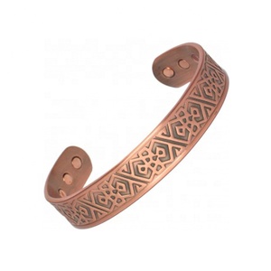 สร้อยข้อมือทองแดงทรงโบฮีเมียนสำหรับวันครบรอบชาวพุทธในอินเดีย - Product Image 1