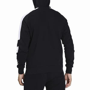 2025 dernière conception personnalisée hommes solide noir bouffant à capuche Gym pull sweat uni teint pour la vente d'hiver - Product Image 2