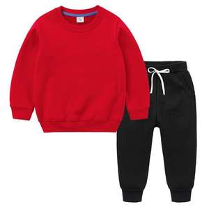 Custom Made Outdoor Wholesale Kids Jogging Suits Custom Jogger Kids Tracksuits Sweatsuit Sets - Product Image 3