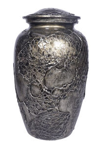Urna de cremación de metal de nuevo diseño con acabado de textura para suministros funerarios decorativos para interiores - Product Image 6