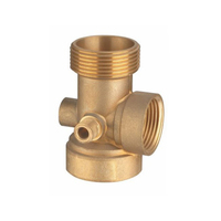 Raccord rapide OEM personnalisé sans plomb 1/2" BSP en laiton à 5 voies pour pompe à eau, connecteur, joint, union, coupleur, raccords de plomberie