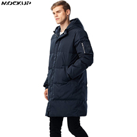 Manteau Long d'hiver pour homme garçon, veste chaude coupe-vent, décontracté, rembourré en coton, grandes poches, bonne qualité, nouvelle collection 2021