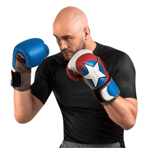 Guantes de boxeo para hombre y mujer, manoplas de entrenamiento personalizadas con estampado de bandera americana - Product Image 4