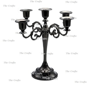 Metal <b>Gold</b> Color <b>Candelabra</b> Handmade Customized Size And Shape <b>Candelabra</b> For Events Party Usage - Product Image 6
