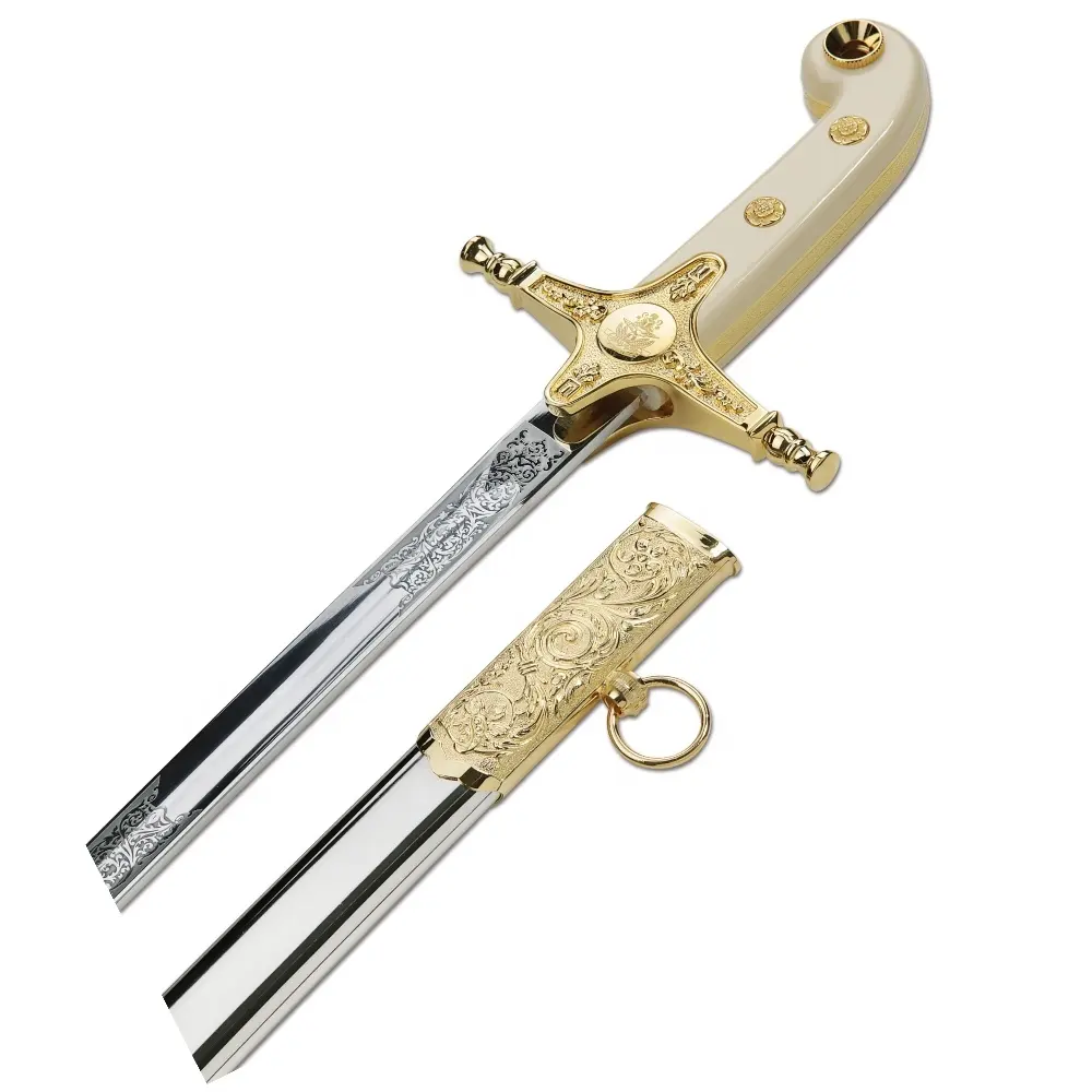 Épée militaire en métal de haute qualité, produit fabriqué à la main, sans rouille, en métal ou cuir, Logo personnalisé