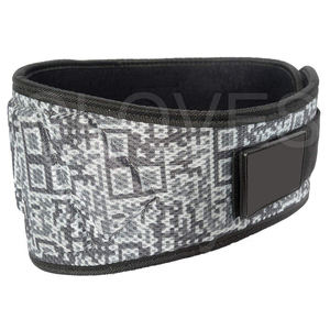 Ceinture d'haltérophilie en néoprène unisexe, personnalisée, durable et antidérapante, fermeture à boucle, gants de sécurité pour fitness, ville, toutes tailles - Product Image 1