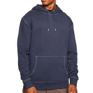 Custom Men French Style Cotton Blank Pullover <b>Plain</b> Top <b>Hoodies</b> For men Top Quality hood - Product Image 2