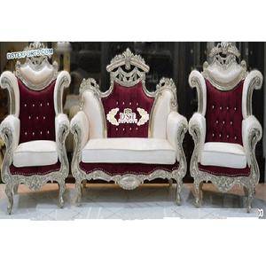 Ensemble de canapé avec finition argentée, en diamant, Set de luxe, pour événement, mariage, marié, 6 pièces - Product Image 1